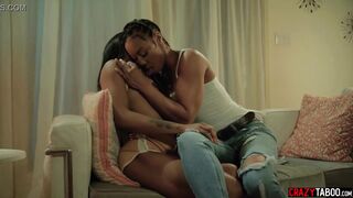 Vulgar long booty ebony milf Misty Stone licked african teenagers