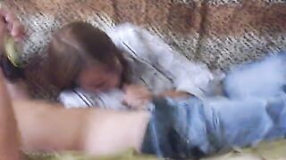 Teaching her to offer bj