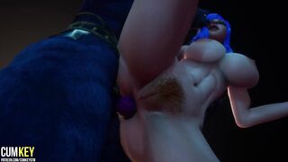 Breeding Furry with Cutie Cat sluts | Long Dick Monster | 3D