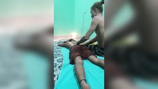 Oily Strokes Session Ended up with Squirt and Cummed