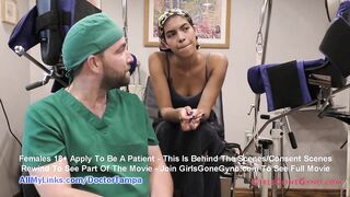 Maya Farrell's Freshman Gyno Exam By Doctor Tampa & Nurse