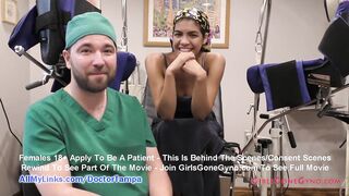 Maya Farrell's Freshman Gyno Exam By Doctor Tampa & Nurse