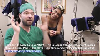 Maya Farrell's Freshman Gyno Exam By Doctor Tampa & Nurse