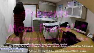 Maya Farrell's Freshman Gyno Exam By Doctor Tampa & Nurse