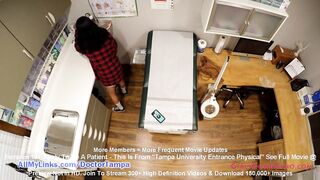 Maya Farrell's Freshman Gyno Exam By Doctor Tampa & Nurse