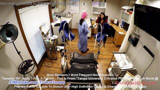 Maya Farrell's Freshman Gyno Exam By Doctor Tampa & Nurse