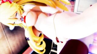 【hentai MMD】Hentai Hottie cunt with mouth`s Horse Ride Orgasm/ Kancolle