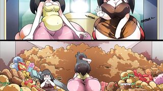 The Fat Camp - Giantess Stuffing Vore Anime Comic