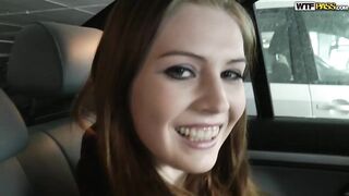 Outside bathroom screwed with seductive Timea
