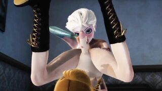 Frozen - Elsa gets plowed by Futa Anna - 3D
