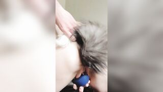 1st Time with ANAL FOX TAIL LONG TWAT PULSE ORGASM