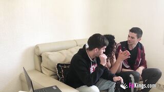 Lily spends confinement getting pounded by her best friends inside