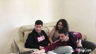 Lily spends confinement getting pounded by her best friends inside