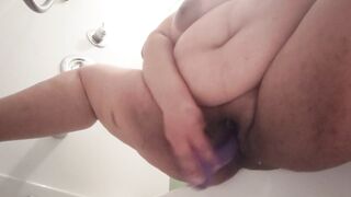 Huge Belly BBW Squirting
