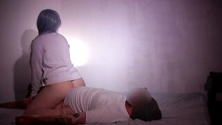 Eighteen cougar Riding & Grinds on Mature Penis like a Professional -