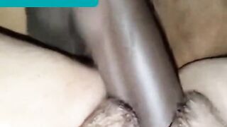 Quickie with this White Bushy Twat