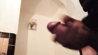 Male Masturbating and cum shot