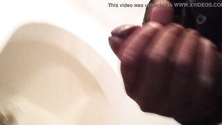 Male Masturbating and cum shot