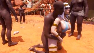 Cleopatra Cumslut 3D Part one