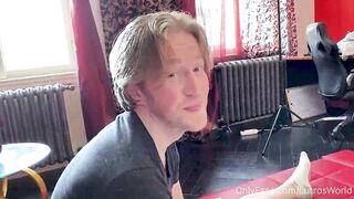 sexy Finnish milf Kinuski Kakku point of view Bj w/ Throatpie From