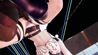 Japanese Uncensored 3D Anime Shinobi-Hinata Screwed Rough by Master Ninja-Killer-Bee inside Outside
