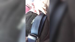 Airplane HOE!! Outdoors Masturbation