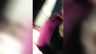 Airplane HOE!! Outdoors Masturbation