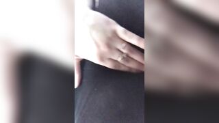 Airplane HOE!! Outdoors Masturbation