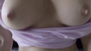 pov Wife Bounces on your PENIS | Long Titted Bouncing
