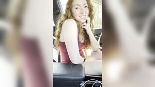 Had a Big Orgasm inside a Busy Parking Lot * Real Amateur