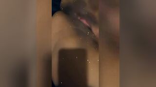 Orange Hair Lightskinned BBW Plays with Snatch till she Jizzes Rough!