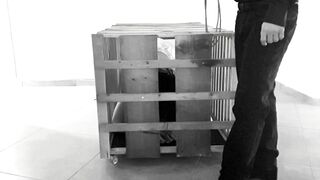 Bdsm Cunt Tortured and Caged - Real Homade BONDAGE