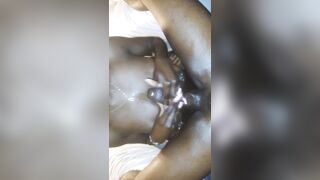 SHY BLACK 18 WASN'T TOO SHY TO OIL LONG TITS AND SLIDE