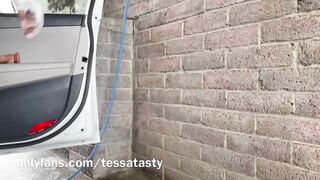 Tessa Lovely Gets Soak and Wild at the CarWash