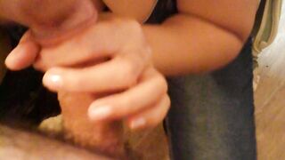 Liz get GAGGED with a MOUTHFUL of Morning CUM