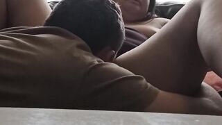 Husband Lick his Pregnant Ex-Wife's Juicy Cunt