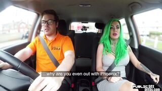 British Hottie publicly squirts after doggy style