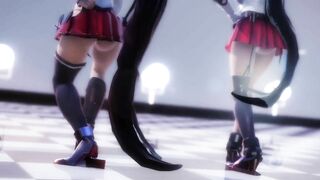 【hentai MMD】Hentai Incredible Sexy Girls Strip Waist Swing Micro Bikini Dance 3/ Kancolle