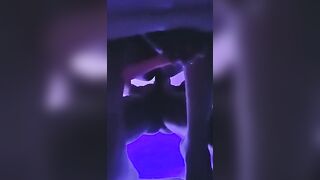 Deep Ebony Cock Dakes her Squirt