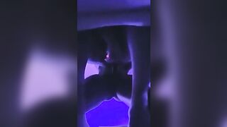 Deep Ebony Cock Dakes her Squirt