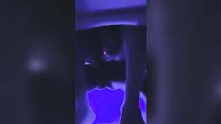 Deep Ebony Cock Dakes her Squirt