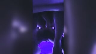 Deep Ebony Cock Dakes her Squirt