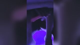 Deep Ebony Cock Dakes her Squirt
