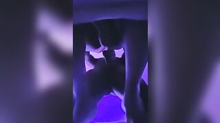 Deep Ebony Cock Dakes her Squirt