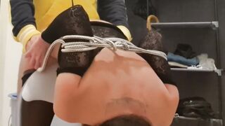 Oral Sex and Hardcore Sex with Bound Up, Bdsm e BONDAGE for Lisa