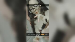 View this milf inside the Toilet Having Fun with her Fans