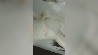 View this milf inside the Toilet Having Fun with her Fans