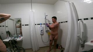 Step Milf Walks inside whilst Step Son Taking A Shower and Joins him and