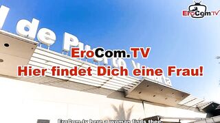 German Tourist mom pick up into red dessous at EroCom