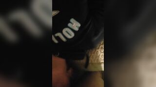 gf Butt Pounded then ass to mouth then Swallows Big Jizzed